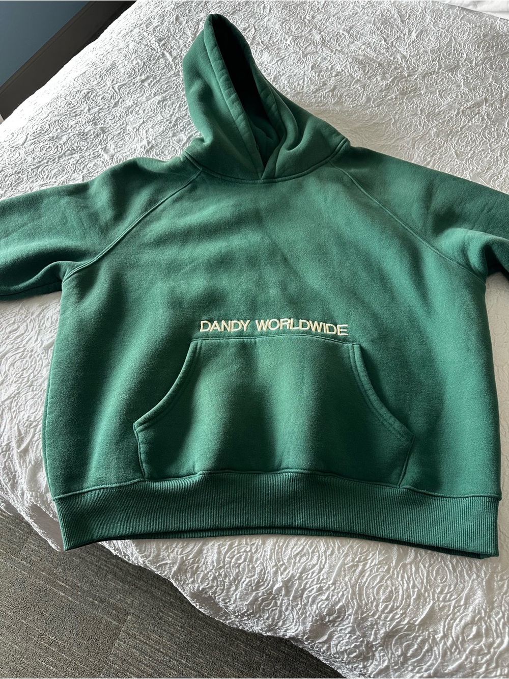 Dandy Worldwide Affirmation Green Hooded Sweatshirt - Women